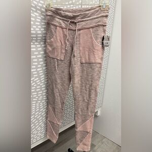 Free People Movement • Kyoto High-Rise Ankle Legging - Dusty Rose Pink Grey NWT